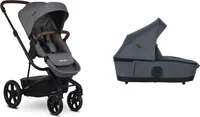 Súprava kočíkov Easywalker Premium Harvey3 Diamond Grey s korbáčikom Harvey5 Mineral Grey