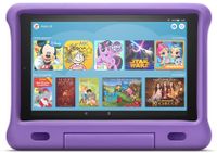 Amazon Fire HD 10 Kids Edition-Tablet 2019, 25,65 cm (10,1 Zoll) Display, violette kindgerechte Hülle mit Ständer