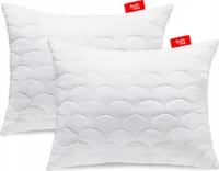 SOFTIMI | Antiallergisches Kissen 2er Set 50x60 cm | Hochwertiger Komfort für besseren Schlaf