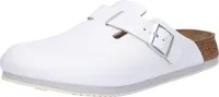 Birkenstock Boston SL Pantolette weiß schmale Weite Gr. 36