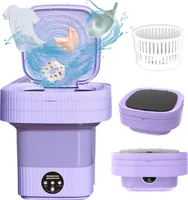8L Mini Waschmaschine, Faltbare Camping Waschmaschine, für Babykleidung Unterwäsche