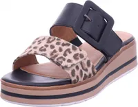 Jana  Damenschuhe Sandalen Bequem Peeptoe Schwarz Freizeit, Schuhgröße:41 EU