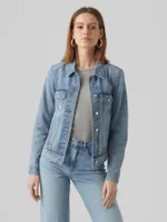 Vero Moda Zorica Jeansjacke Blau S Frau Blau S