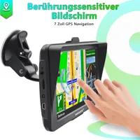 7" navigačné zariadenie GPS do auta SAT NAV Bluetooth ochrana proti slnku Bezplatné mapy EÚ