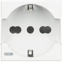 Bticino Axolute Schuko-Steckdose 10/16 Weiß HD4140A16