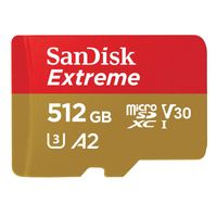 SanDisk Extreme - 512 GB - MicroSDXC - Klasse 10 - UHS-I - 160 MB/s - 90 MB/s