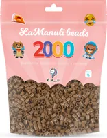 La Manuli Korálky nažehlovací Hnědý 2000 Midi Ø 5 mm