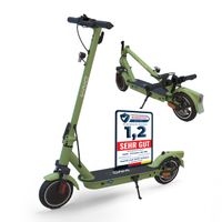 DAMI E-Scooter mit Straßenzulassung (ABE): leicht tragbarer und faltbarer Elektroroller mit 400-W-Motor, doppelter Stoßdämpfung, IP54, Dualbremssystem