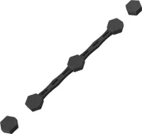 INF Magnetclip für Heißluftfritteusen-Papiereinlagen - Sichern Sie Ihre Einlagen Schwarz