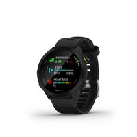 Garmin FORERUNNER 55 Schwarz mit Silikon-Armband 20mm | 010-02562-10