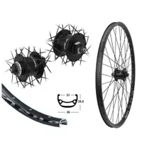 Vorderrad 27,5 Zoll Disc DH21 MTB 21-584 Shimano Nabendynamo Alivio Centerlock