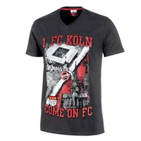 1 5XL M FC Köln Herren T-Shirt " Basic navy-rot "  Gr 
