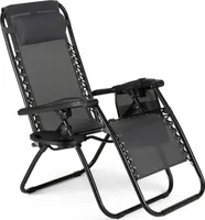 Outtec® Składany fotel ogrodowy leżak - do 150 kg - leżak składany leżak ogrodowy oparcie krzesło kempingowe krzesło plażowe krzesło plażowe