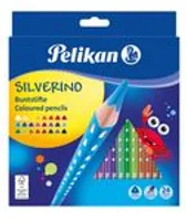 Pelikan 700665 trojhranné farebné ceruzky SILVERINO tenké 24 kartónov(PL)
