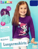 Lupilu Mädchen Langarmshirts 110/116
