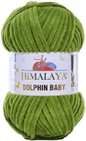 Strickfein Himalaya Dolphin Baby super Bulky Chenille Garn Wolle strickgarn 100 gr 80371 - Birne