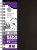 DALER-ROWNEY D482254500 Szkicownik - A5, 100 g/m², 110 kartek, oprawa spiralna