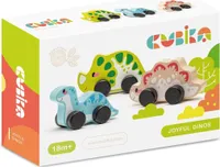 Cubika, Holzspielzeug, Holzdinen Spielset aus Holz, Mehrfarbig