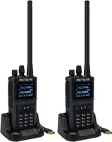 Retevis C1 Walkie Talkie s dlouhým dosahem, dvoupásmové rádio Vodotěsné IP67 s redukcí hluku Nouzové poplachové skupinové volání 1800mAh typ C, Walkie Talkie 2X