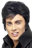 Elvis - Perücke SM2939 (Einheitsgröße) (Schwarz)