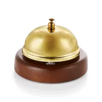 Zvonek na recepci, Ø 9 cm, zlatý