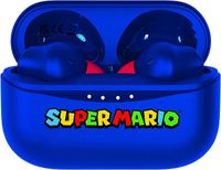 OTL Technologies Bluetooth-Kopfhörer V5.0 Super Mario mit Ladebox, Blau