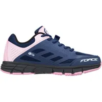 Buty rowerowe damskie FORCE GO niebiesko-różowe : Rozmiar - 36 Rozmiar: 36