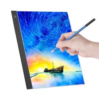 Aibecy A3 LED světelný panel Graphics Tablet Light Pad Digital Tablet Copyboard s 3 úrovněmi stmívatelného jasu pro Diamond Painting