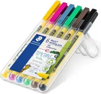 Fineliner "Noris 307", 6 barev, sada, 0,6 mm, STAEDTLER 307 SB6