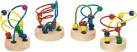 goki 59994 Motorik-Schleifen, H= 7-9 cm, Holz, Metall, natur (Modell zufällig, 1 Stück)