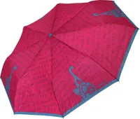 Perletti Taschenschirm Damenregenschirm Charro Pink