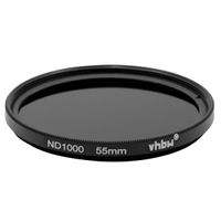 vhbw Graufilter ND-Filter ND1000 55 mm kompatibel mit Digitalkamera, Analogkamera