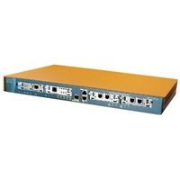 Cisco 1760, 115,2 Kbit/Sek, IP, PPP31 and SLIP, PPPoE, Frame Relay and PPP, SNMP, Offers Cisco IOS Firewall, 32 MB