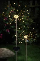 6-LED Garten Solarlampen Löwenzahn Blumen