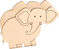 Spardose Elefant aus Holz