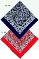 ModAS Viereck-Halstuch Paisley, Farbe:blau