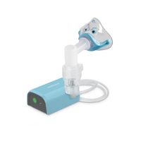 medisana IN 165 Inhalator, Kompressor Vernebler mit Mundstück und Maske für Erwachsene und Kinder, bei Erkältungen oder Asthma, mit wiederaufladbarem Akku