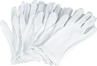 SELVA Baumwollhandschuhe, Arbeitshandschuhe, Fingerlinge, Größe 10, 12 Paar, für Hautpflege, Schmuckpolitur, tägliche Arbeit