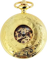Mechanische Taschenuhr Gold Analog