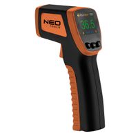 NEO TOOLS Temperaturmessgerät, Schutzart IP44, Messabstand 5 - 15 cm, Betriebstemperatur 16 - 35 °C, Messbereich 32 - 42,9 °C, Messgenauigkeit 0,2 °C, ABS-Gehäuse, Farbdisplay