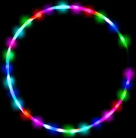 Hula-Hoop-Reifen LED-Hula-Hoop-Reifen, Farbwechsel-Hula-Hoop, Fitness-Übungsreifen
