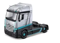 Bburago Model Mercedes Actros Gigaspace Silber Schwarz 1:43