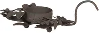 Clayre & Eef Teelichthalter 13x9x3 cm Braun Eisen