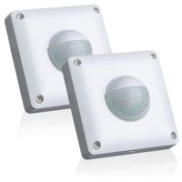 2x Bewegungsmelder Unterputz Außen LED geeignet Bewegungssensor 3-Draht SEBSON