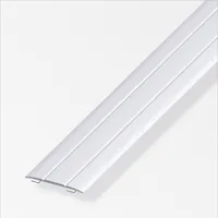 alfer Übergangsprofil 1 m, 37 x 2.5 mm Aluminium eloxiert silber