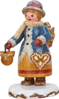 Hubrig Volkskunst 'Winterkinder - Pfefferküchlerin - klein 7cm'