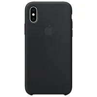 Pouzdro Apple iPhone X, iPhone Xs - Silikonové - Měkké pouzdro,Zadní kryt - Černé