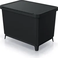 nabbi Odpadkový koš na tříděný odpad NKS60W2 46 l - černá