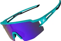 ROCKBROS Polarisierte Brille Fahrradbrille Sonnenbrille Männer Frauen UV400, Eisblau