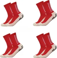 4 Paar Herren-Fußballsocken mit rutschfestem Griffpolster, Fußball-Basketballsocken, Größe 38-45